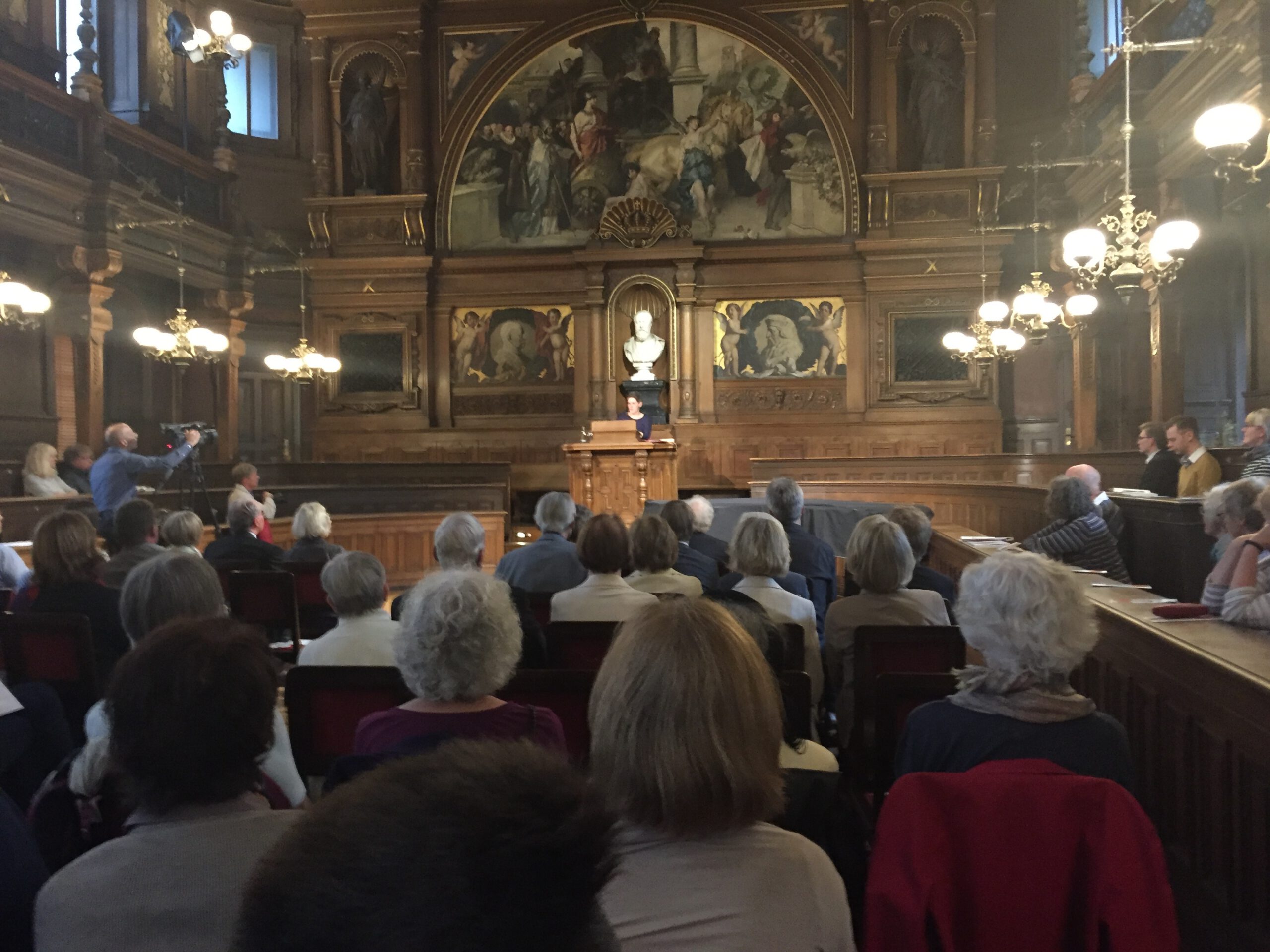 Auftaktvorlesung zur Poetikdozentur 2016 von Felicitas Hoppe in der Alten Aula 