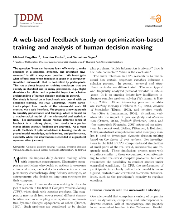 JDDM Cover Engelhart et al. (2017)